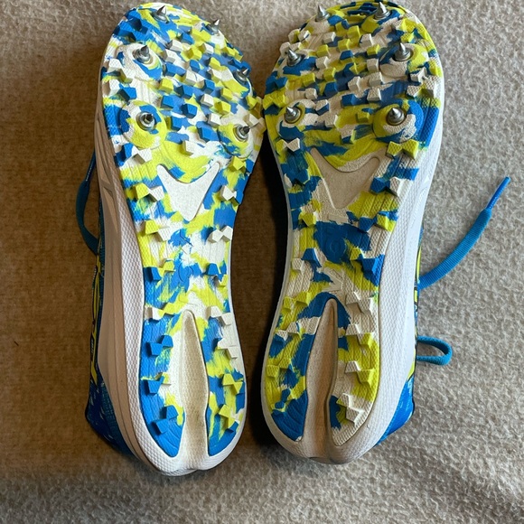 Hoka One One Crescendo XC Spikes  Unisex Dive  Size Women’s 6- Men’s 4.5 - Picture 7 of 9